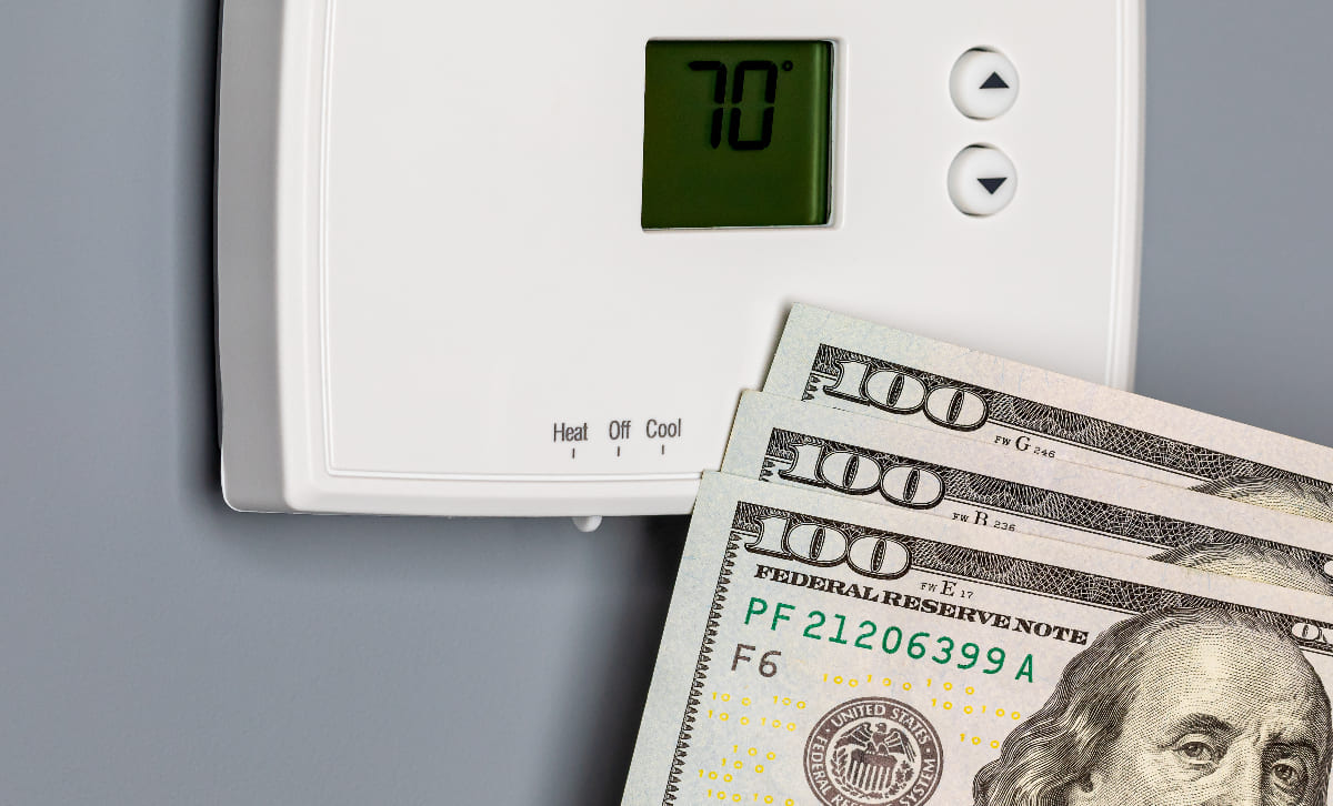 Thermostat saving money